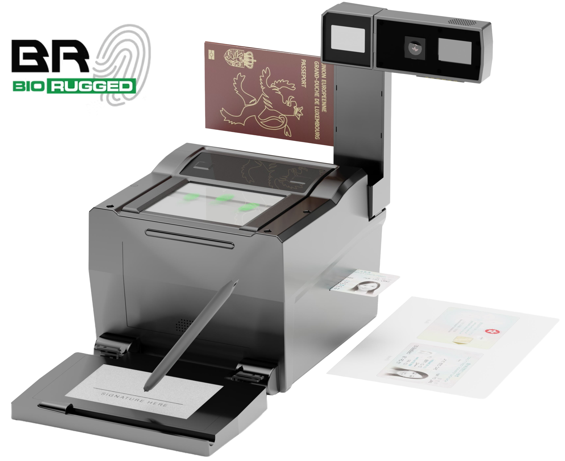 Desktop biometric workstation